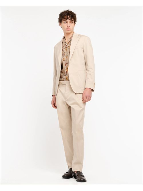 Abito slim twill misto cotone stretch beige MANUEL RITZ | A3728263123/23